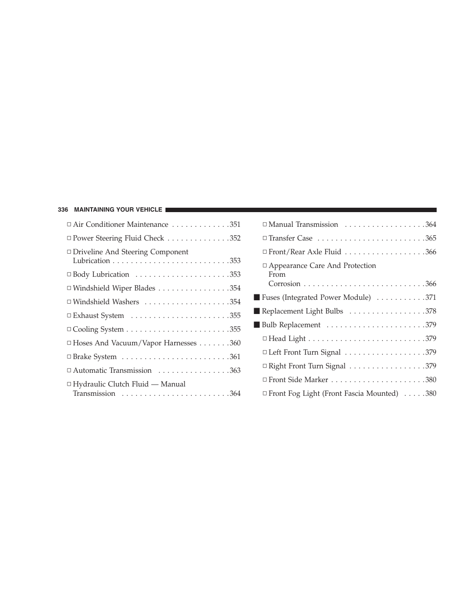 Dodge 2007 KA Nitro User Manual | Page 336 / 436