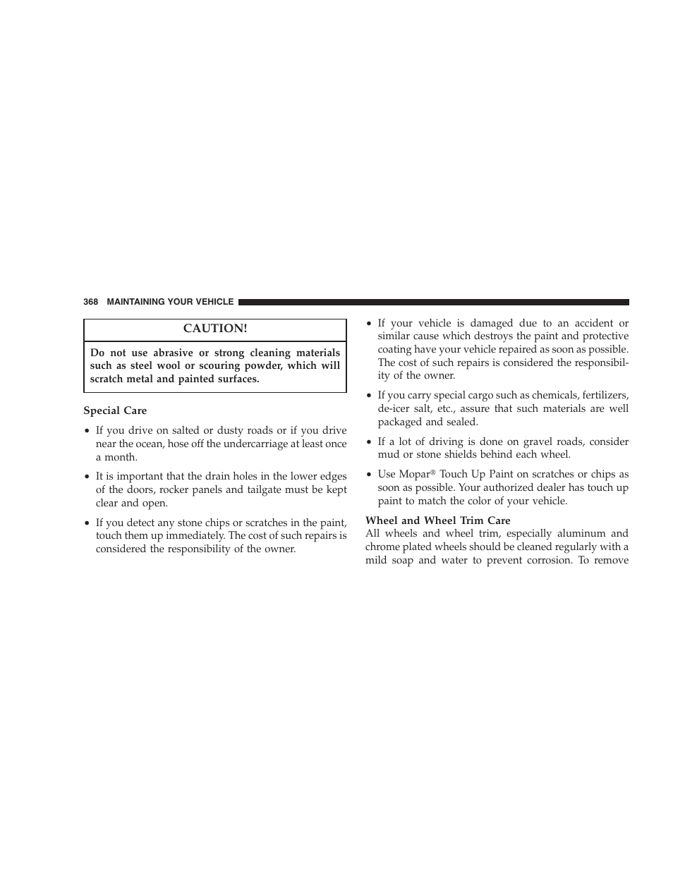 Dodge 2007 KA Nitro User Manual | Page 368 / 436