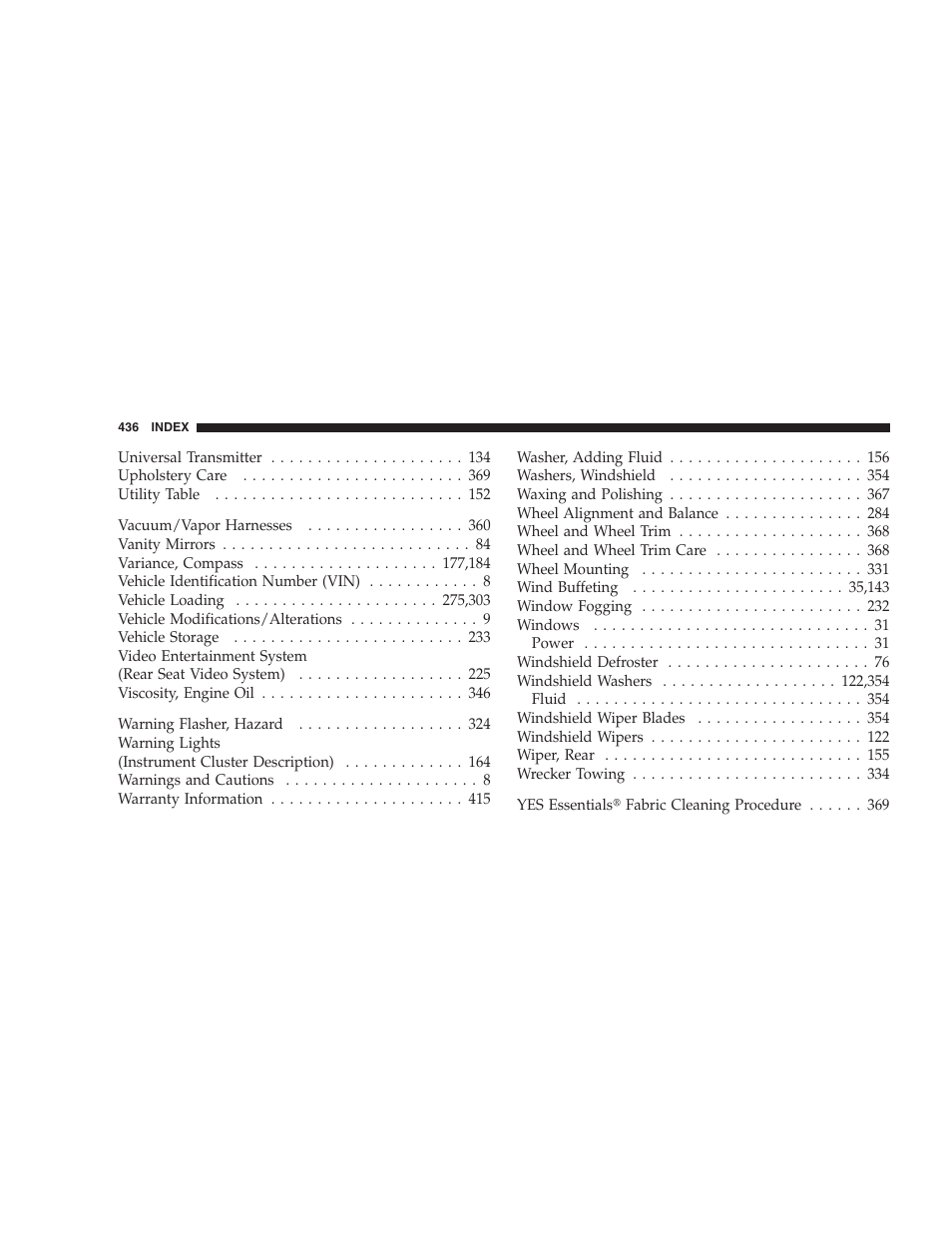 Dodge 2007 KA Nitro User Manual | Page 436 / 436