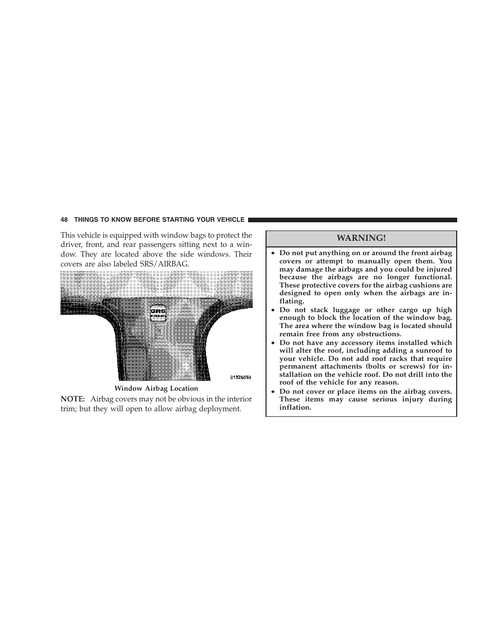 Dodge 2007 KA Nitro User Manual | Page 48 / 436