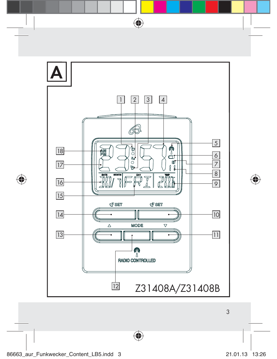 Auriol Z31408 User Manual | Page 3 / 102