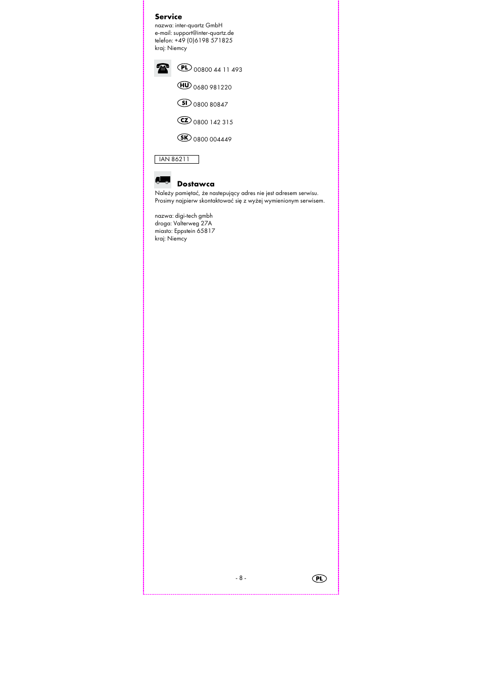Auriol 2-LD3463 User Manual | Page 10 / 31