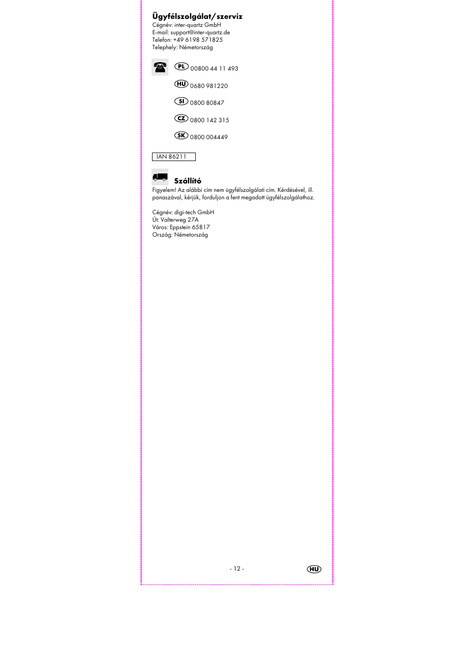 Auriol 2-LD3463 User Manual | Page 14 / 31