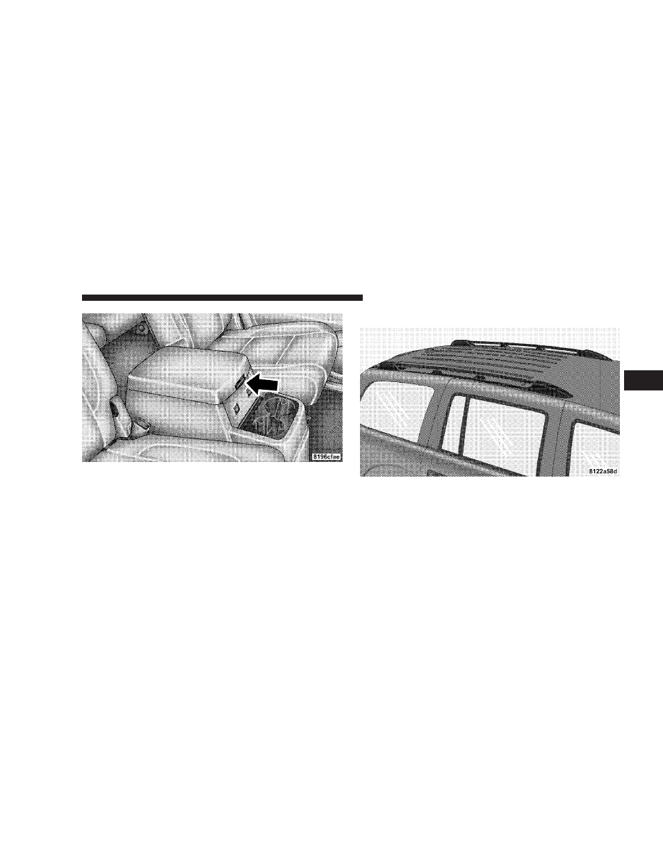 Factory installed roof luggage rack | Dodge 2008 Durango User Manual | Page 183 / 481