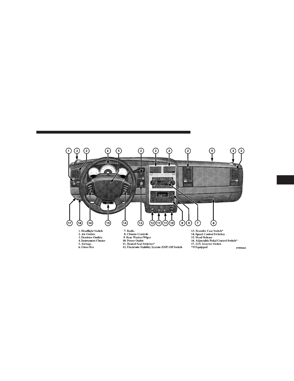 Instruments and controls | Dodge 2008 Durango User Manual | Page 191 / 481