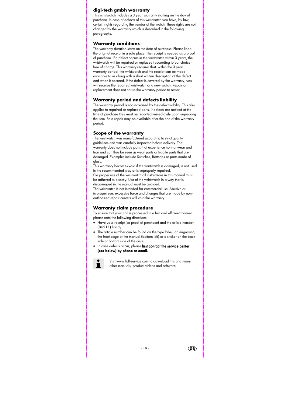 Auriol 2-LD3463 User Manual | Page 21 / 23
