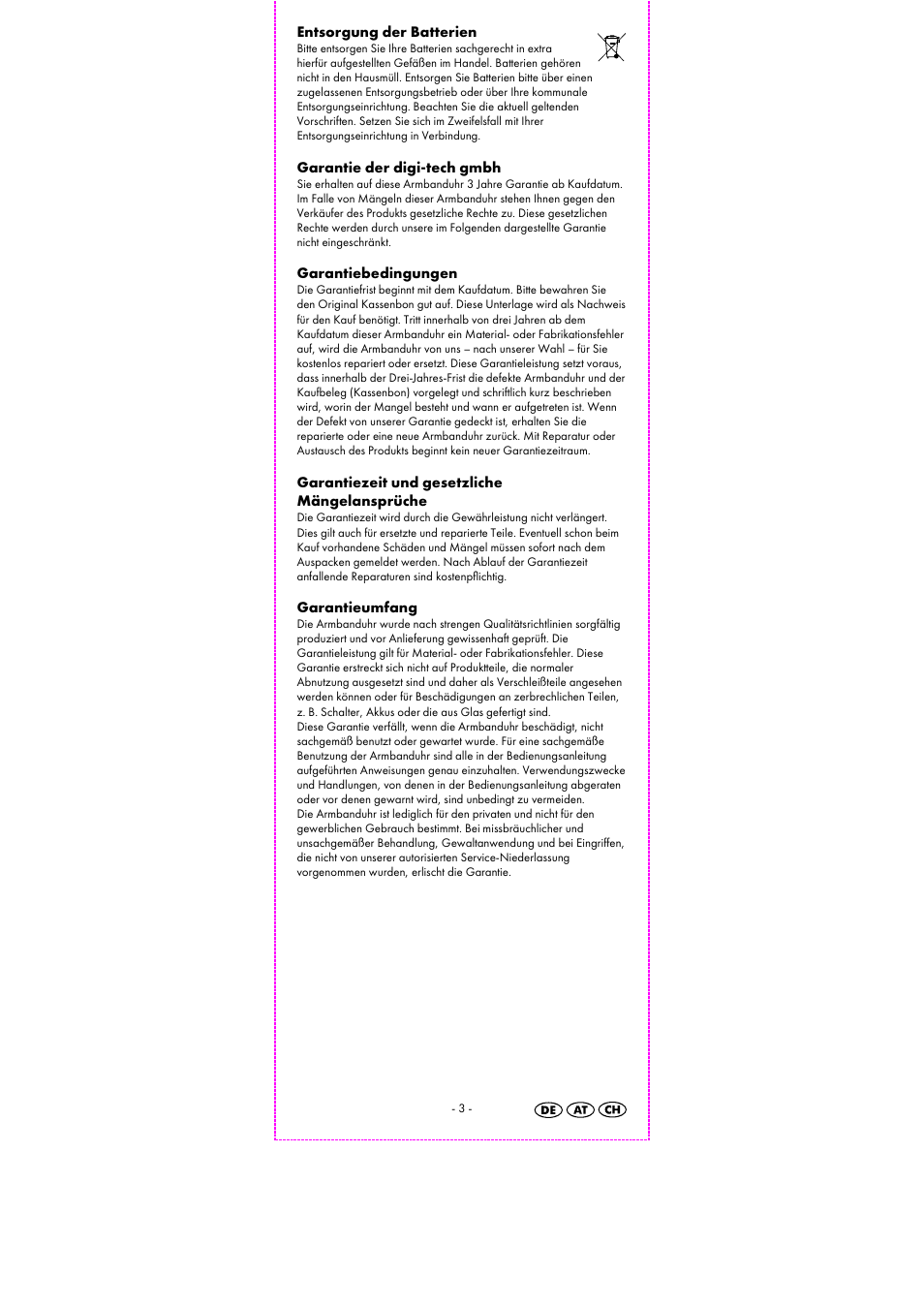 Auriol 2-LD3463 User Manual | Page 5 / 23