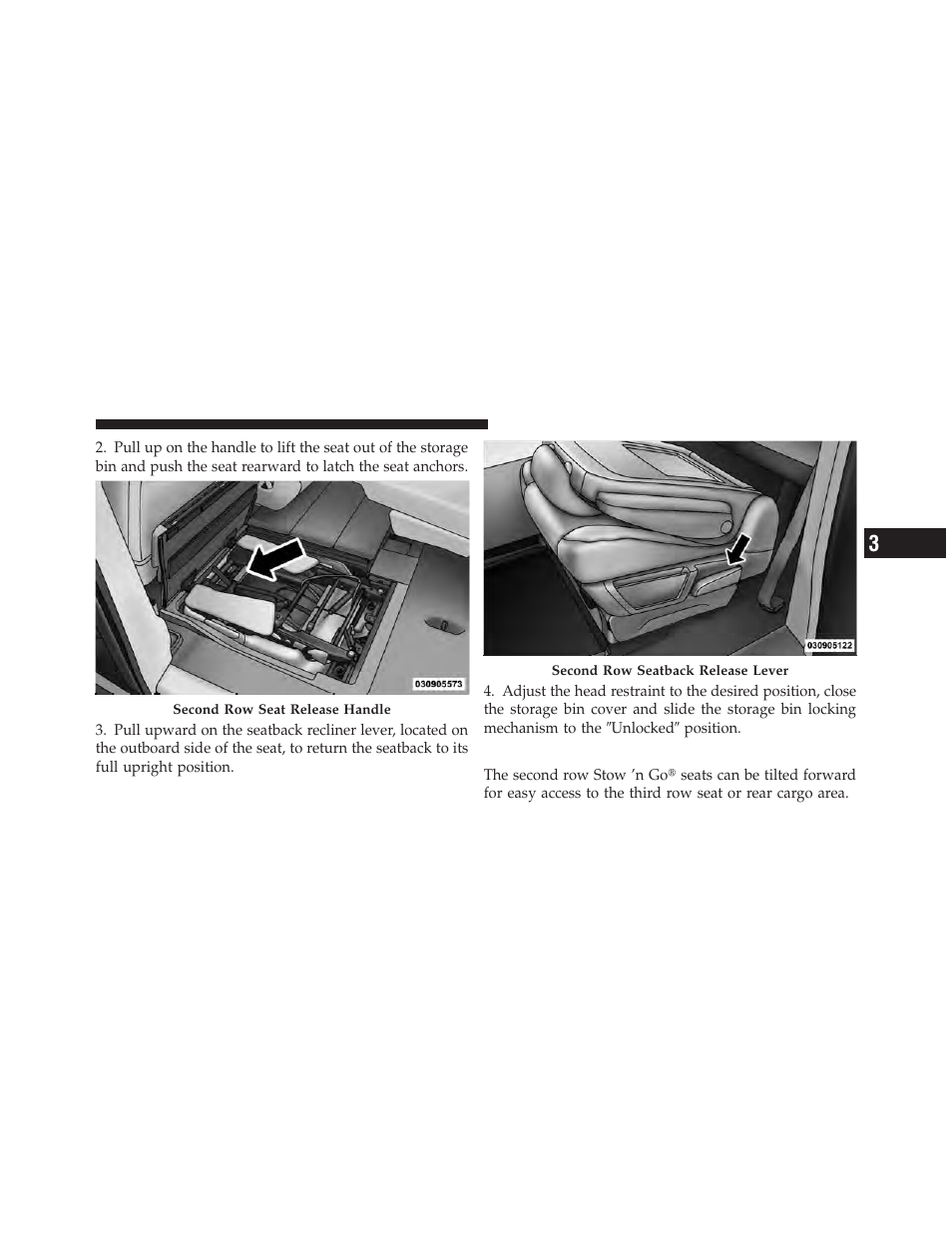 Easy access seating | Dodge 2010 Grand Caravan User Manual | Page 136 / 530