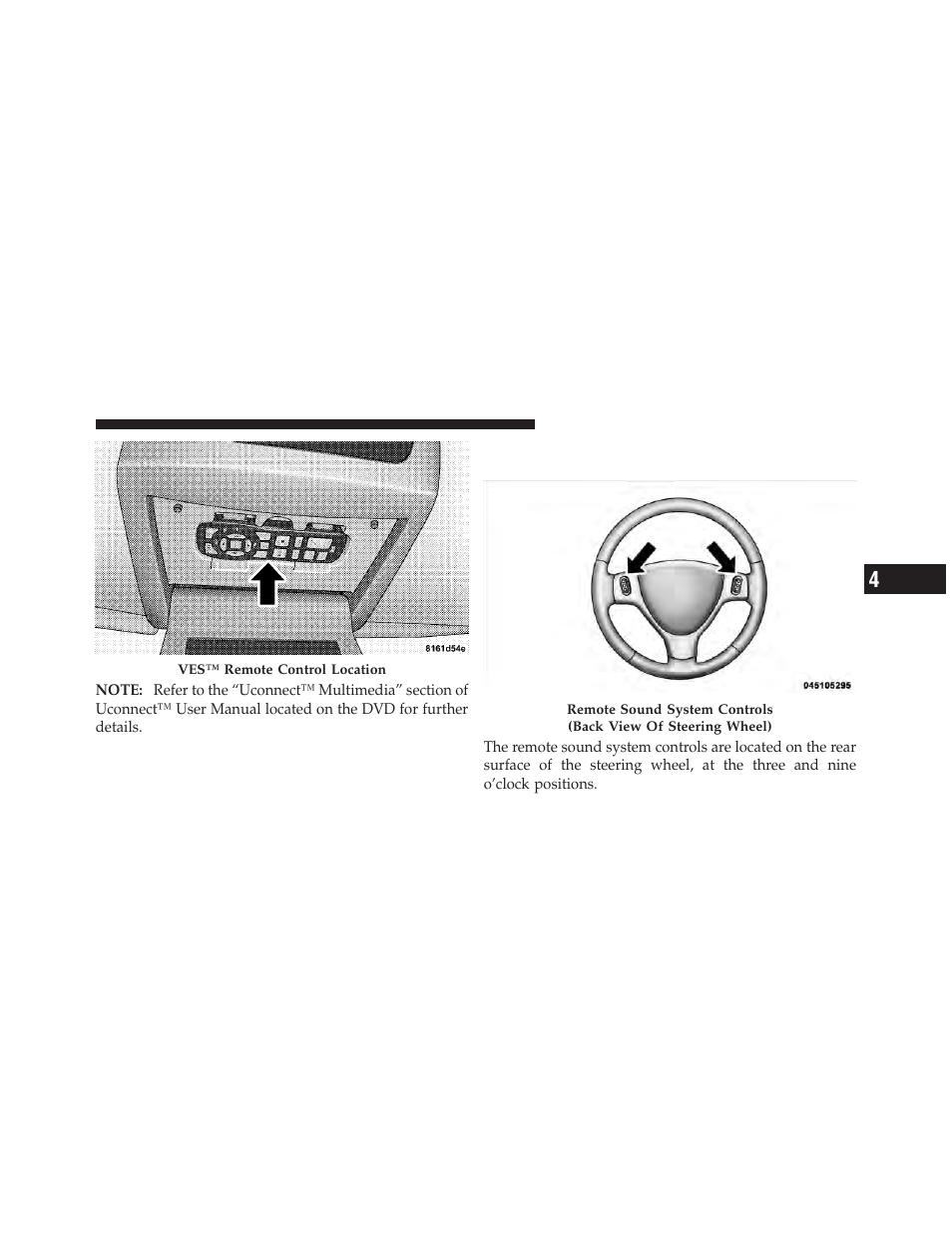 Remote sound system controls — if equipped, Remote sound system controls, If equipped | Dodge 2010 Grand Caravan User Manual | Page 296 / 530