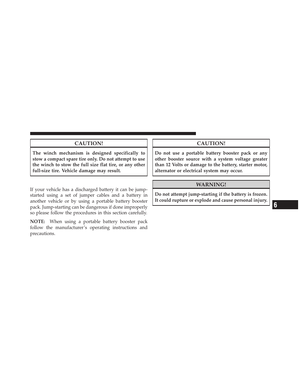 Jump-starting procedure | Dodge 2010 Grand Caravan User Manual | Page 422 / 530