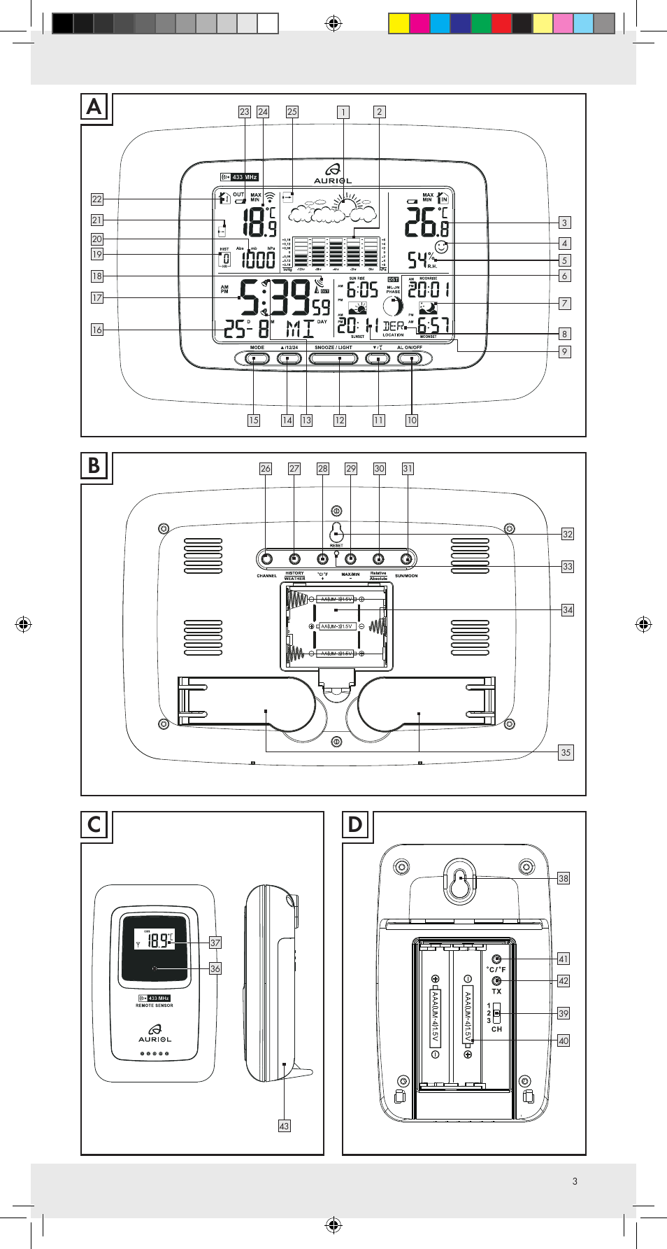 Bc d | Auriol Z31092 User Manual | Page 3 / 51