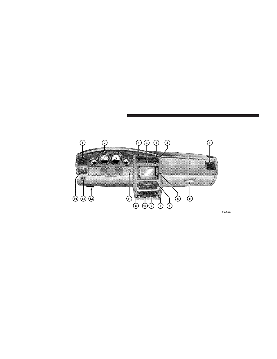 Instrument panel and controls | Dodge 2007 Charger User Manual | Page 126 / 384