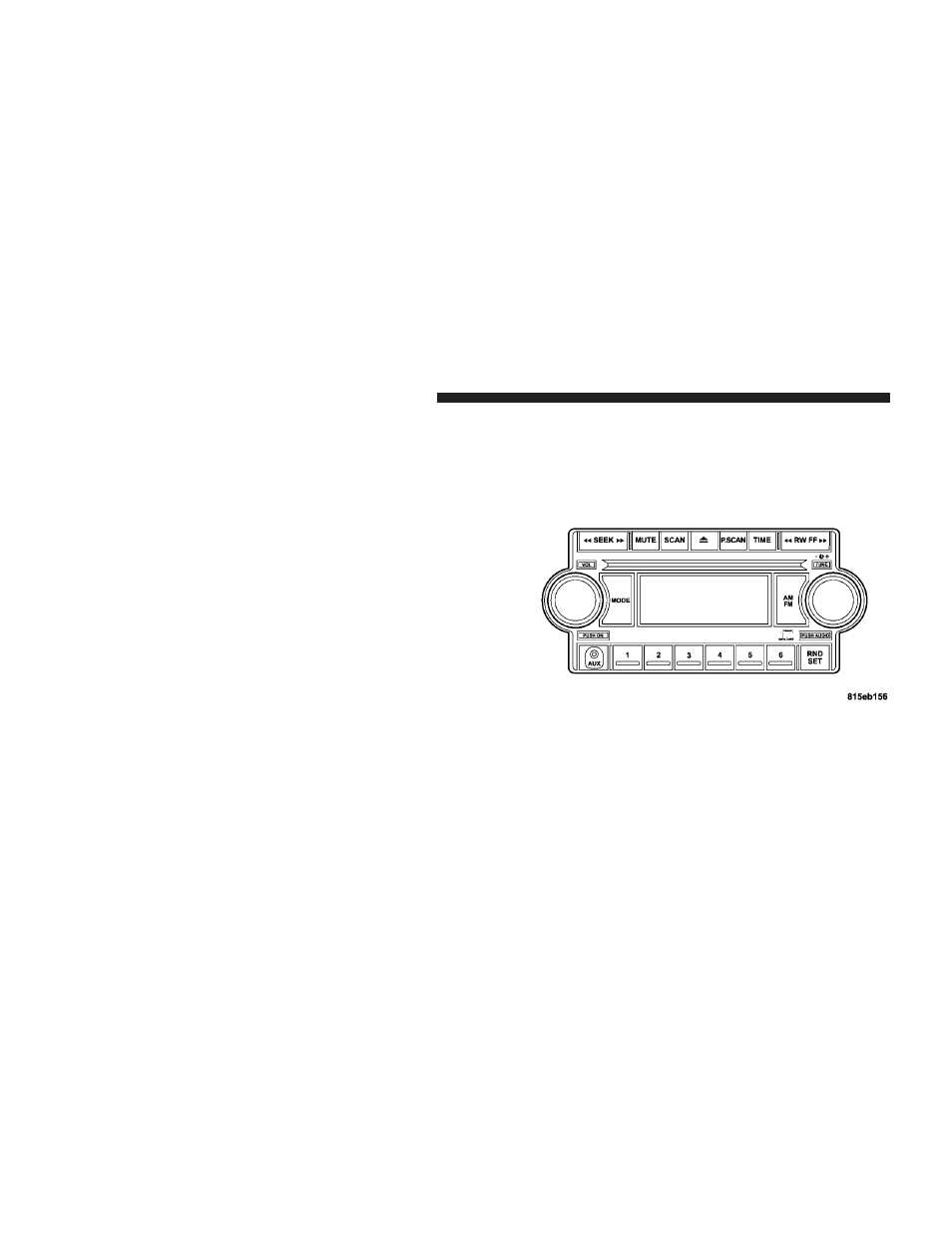 Sales code ref — am/fm/cd (single disc) | Dodge 2007 Charger User Manual | Page 150 / 384