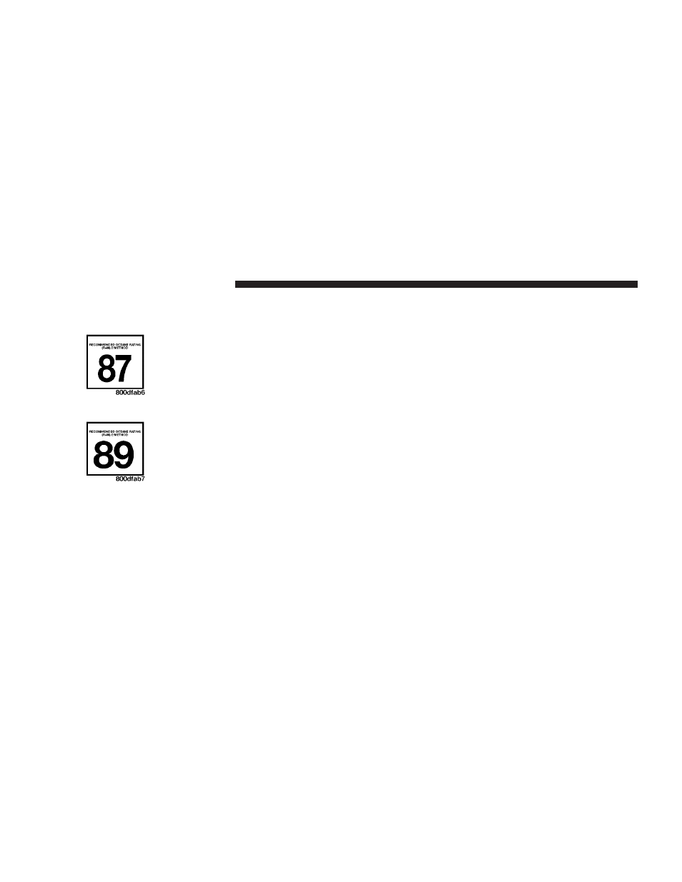 Fuel requirements, 7l engine, 5l and 5.7l engines | Dodge 2007 Charger User Manual | Page 250 / 384