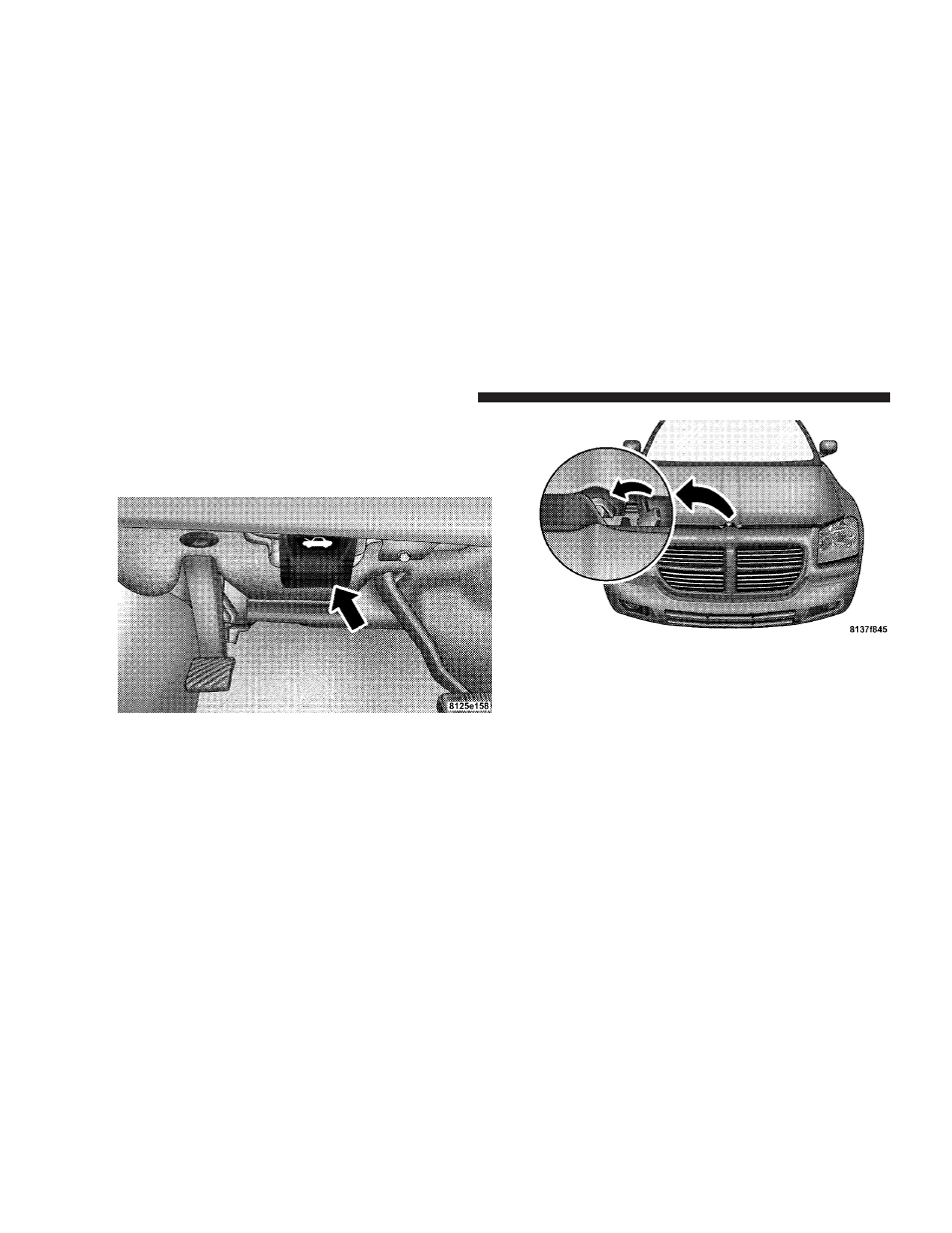 To open and close the hood | Dodge 2007 Charger User Manual | Page 94 / 384
