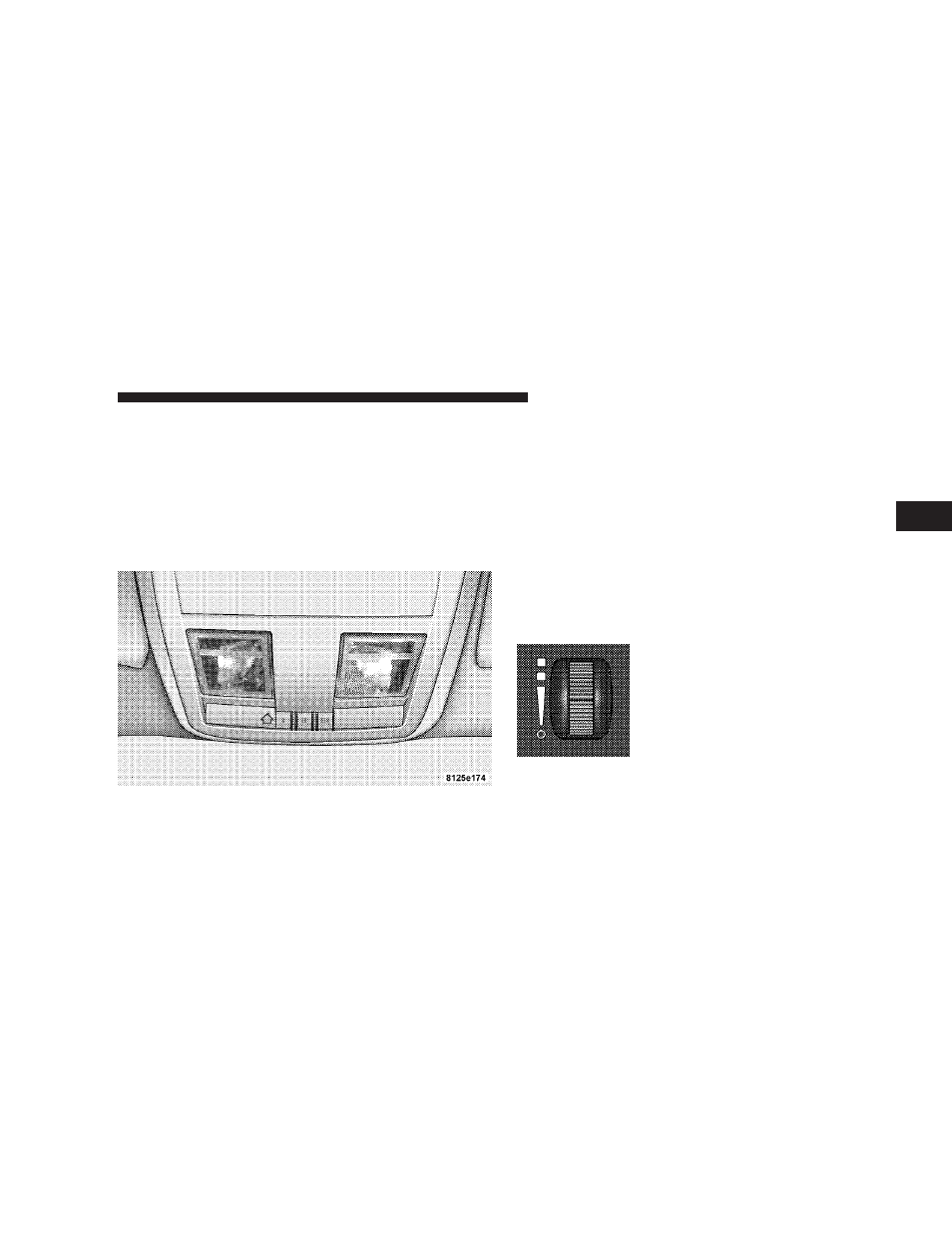 Overhead console map/reading lights, Interior lights | Dodge 2007 Charger User Manual | Page 99 / 384