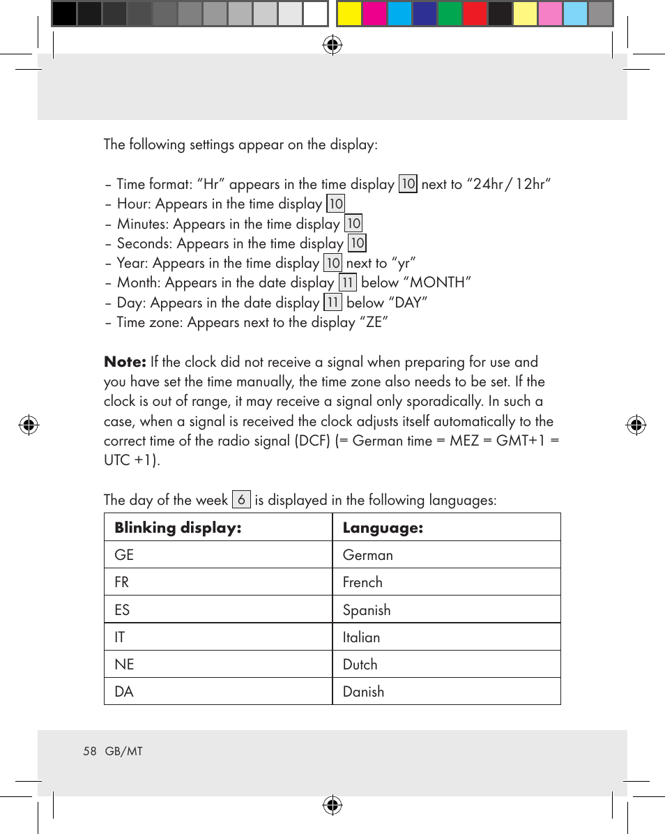 Auriol Z31163 User Manual | Page 58 / 80