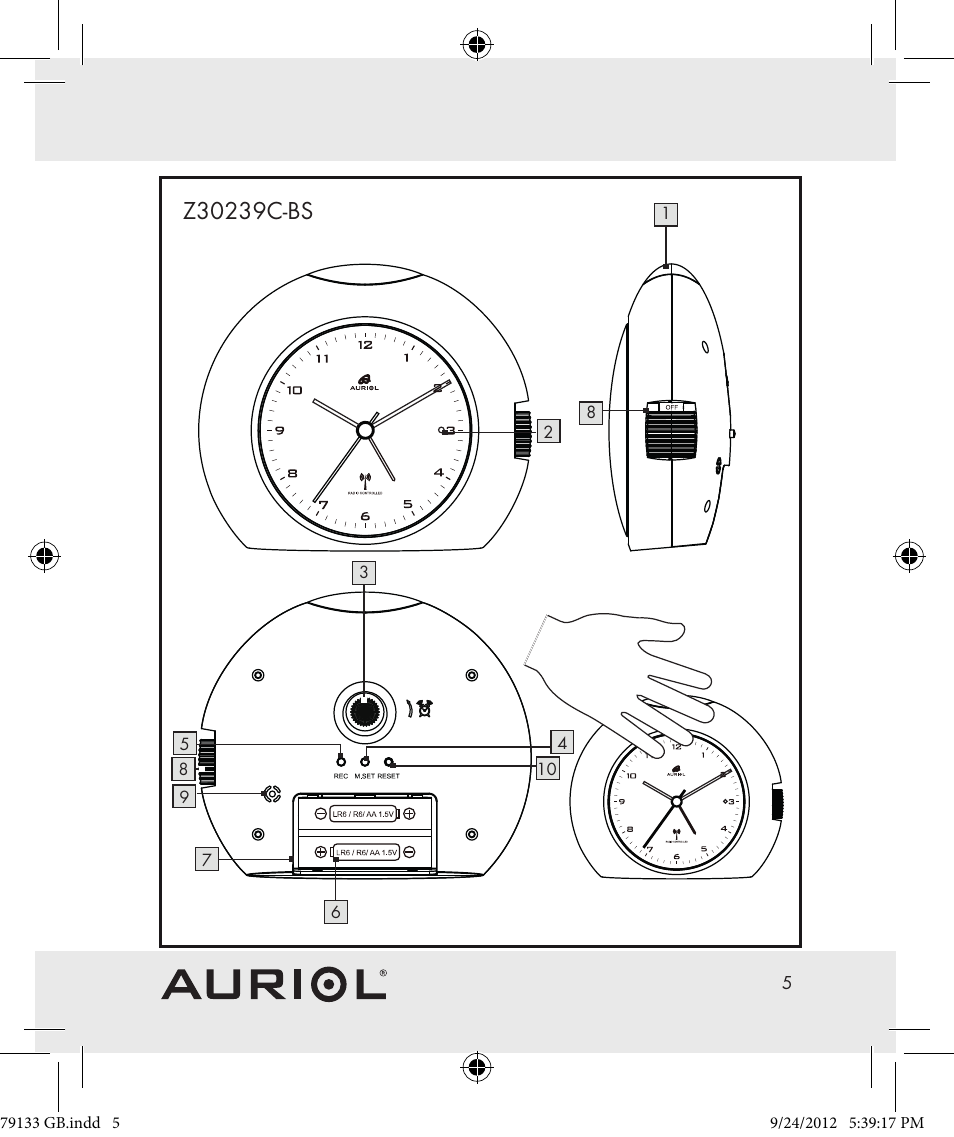 Auriol Z30239 User Manual | Page 5 / 17