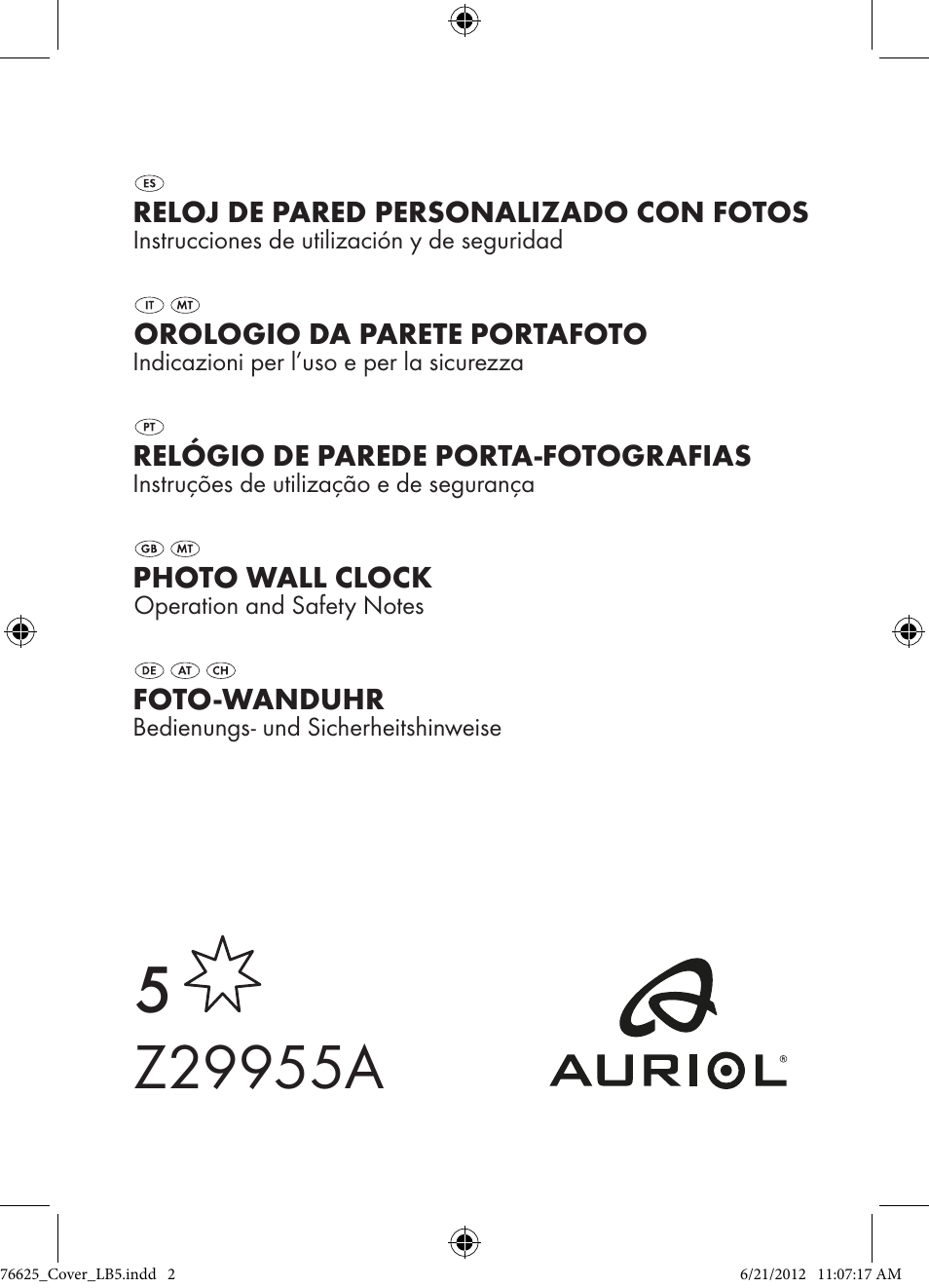 Auriol Z29955A User Manual | 51 pages