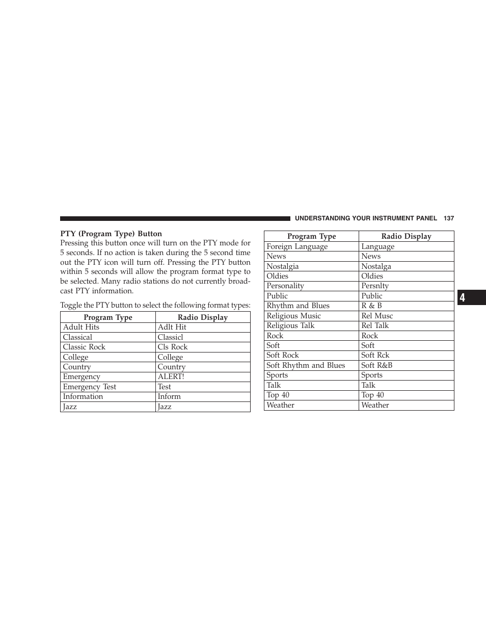 Dodge 2004 Ram SRT-10 User Manual | Page 137 / 302