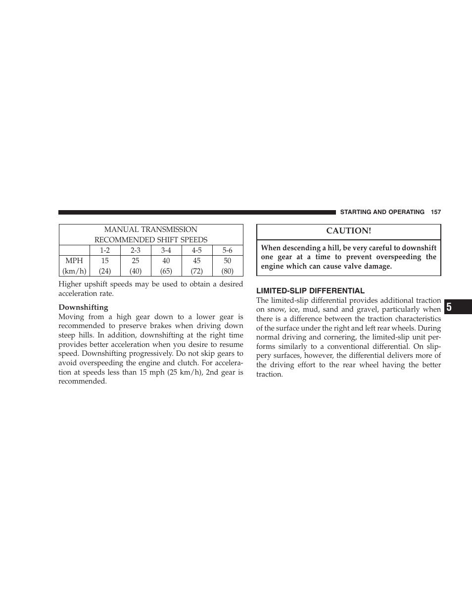 Limited-slip differential | Dodge 2004 Ram SRT-10 User Manual | Page 157 / 302