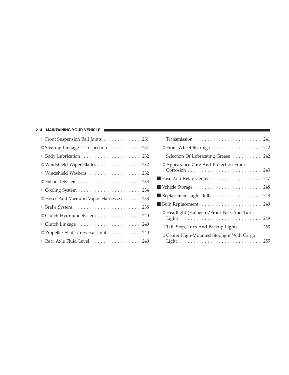 Dodge 2004 Ram SRT-10 User Manual | Page 214 / 302