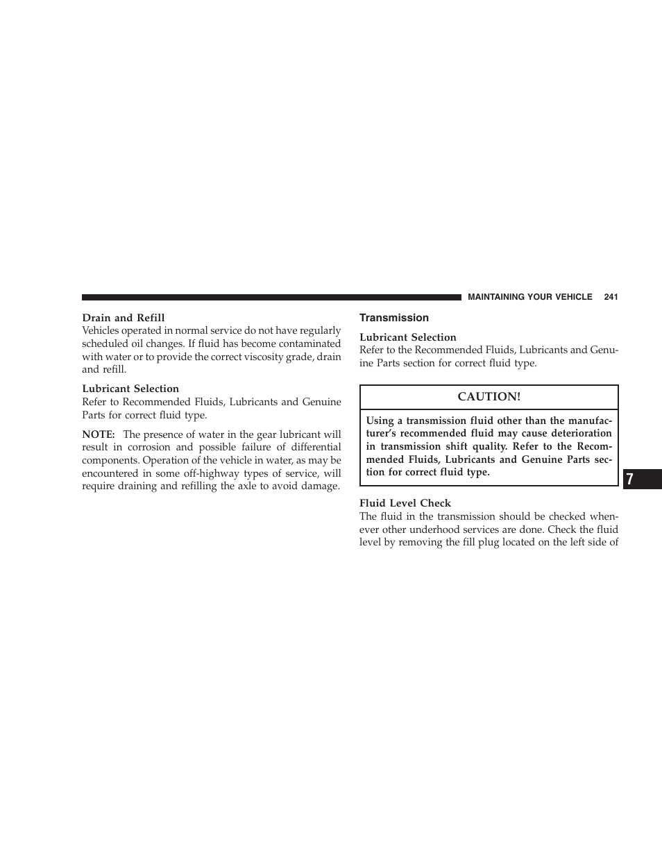 Transmission | Dodge 2004 Ram SRT-10 User Manual | Page 241 / 302