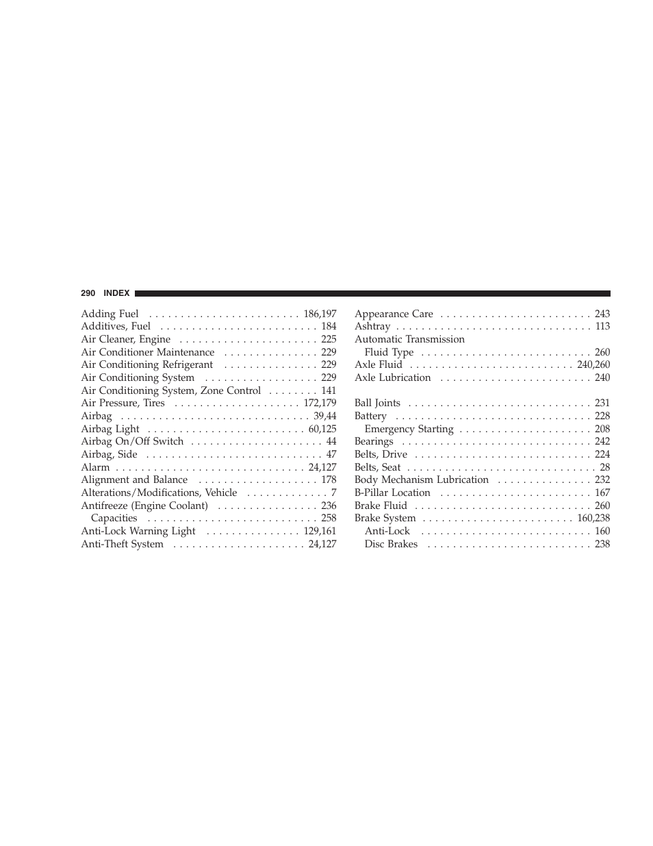 Dodge 2004 Ram SRT-10 User Manual | Page 290 / 302