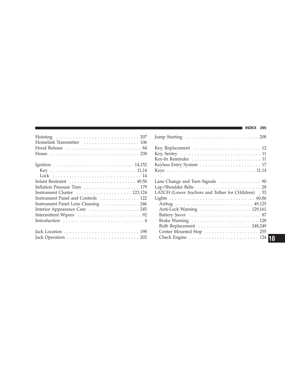 Dodge 2004 Ram SRT-10 User Manual | Page 295 / 302