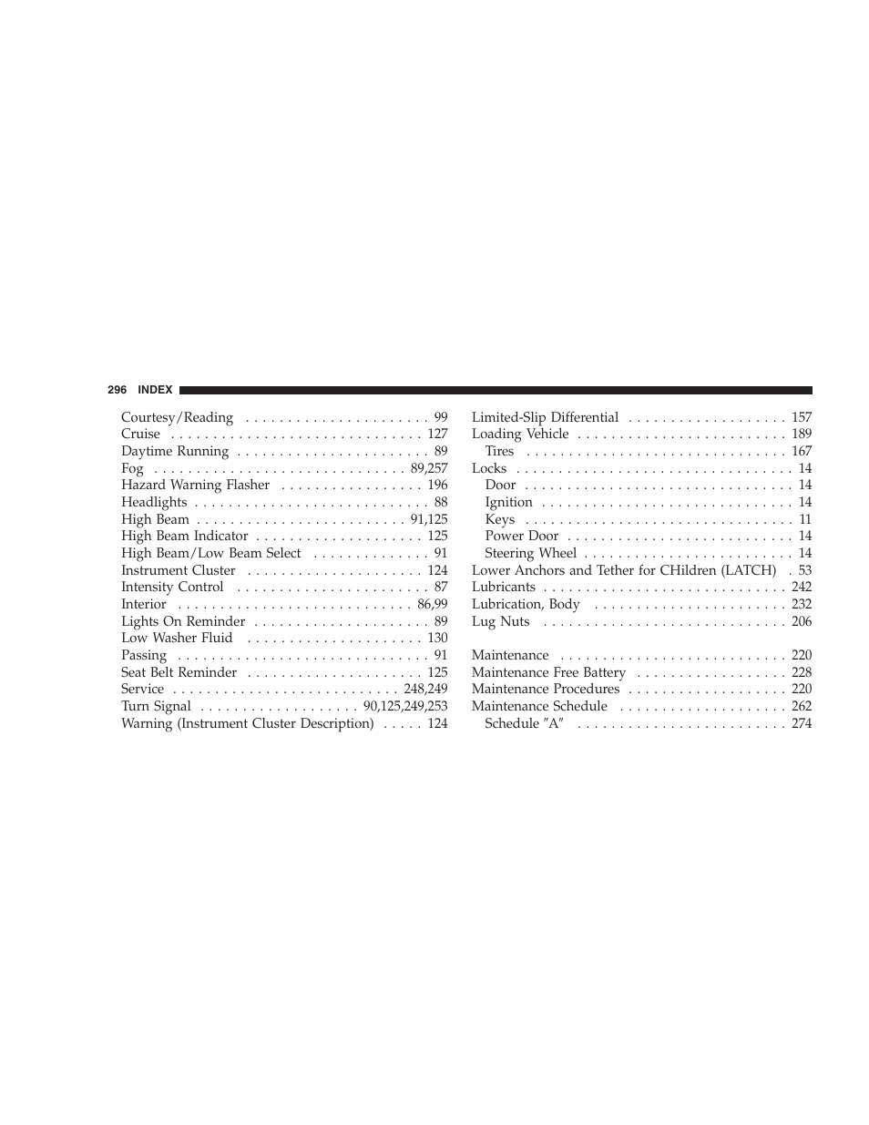 Dodge 2004 Ram SRT-10 User Manual | Page 296 / 302