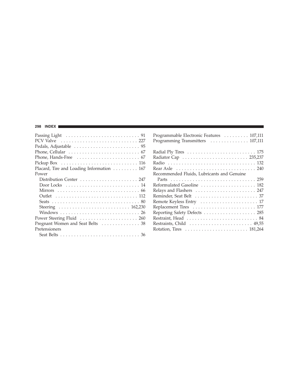 Dodge 2004 Ram SRT-10 User Manual | Page 298 / 302
