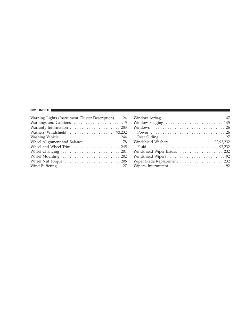 Dodge 2004 Ram SRT-10 User Manual | Page 302 / 302