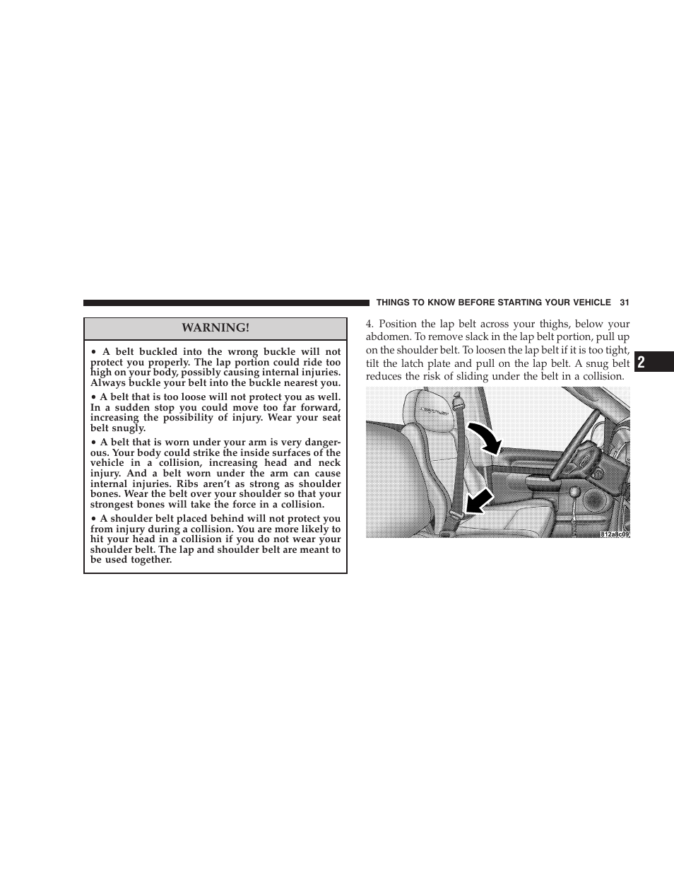 Dodge 2004 Ram SRT-10 User Manual | Page 31 / 302