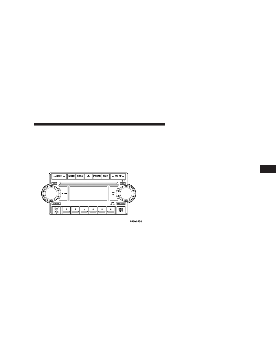 Operating instructions - radio mode, Sales code ref — am/fm/cd (single-disc) | Dodge 2008  Ram Pickup 1500 User Manual | Page 213 / 554