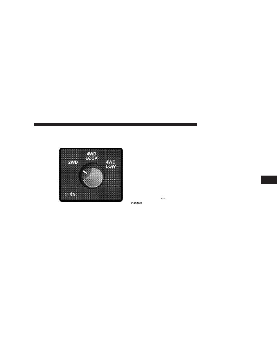 Shifting procedure — electronically shifted, Transfer case | Dodge 2008  Ram Pickup 1500 User Manual | Page 313 / 554