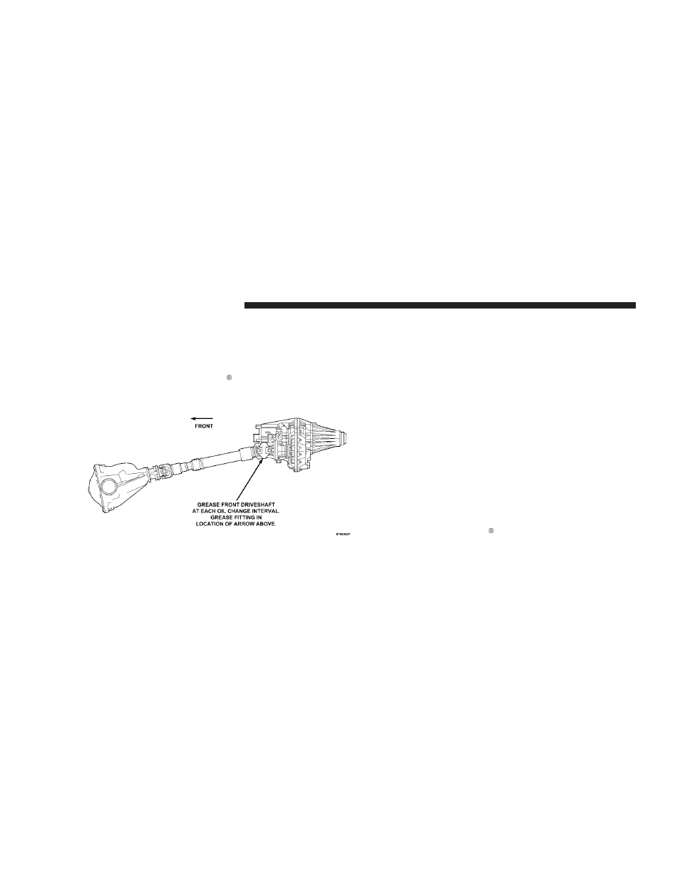 Body lubrication, Front prop shaft lubrication, 2500/3500 (4x4) models | Dodge 2008  Ram Pickup 1500 User Manual | Page 464 / 554