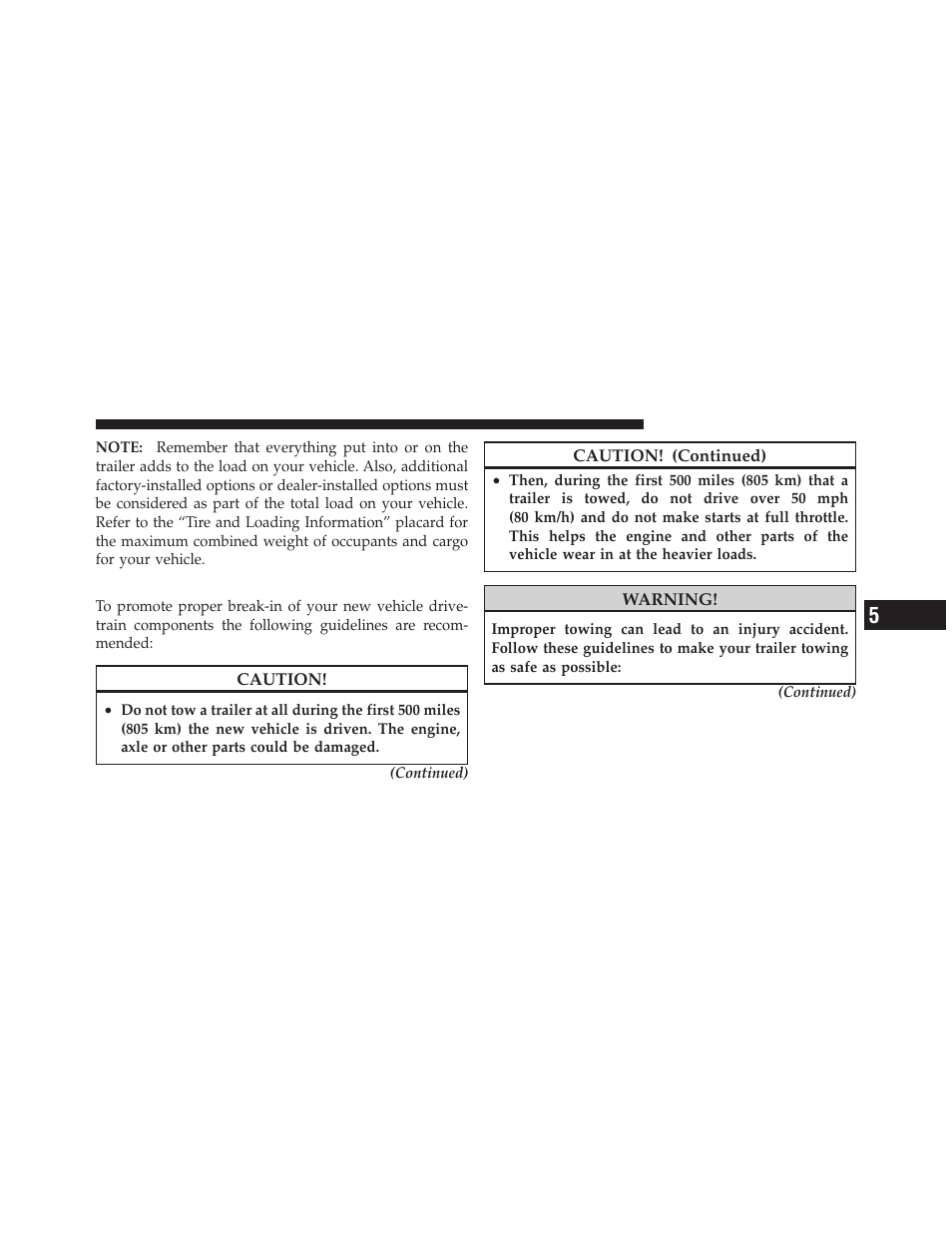 Towing requirements | Dodge 2010 Charger User Manual | Page 342 / 484