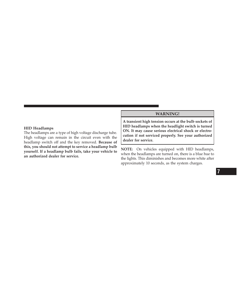 Low beam headlamp, high beam | Dodge 2010 Charger User Manual | Page 422 / 484