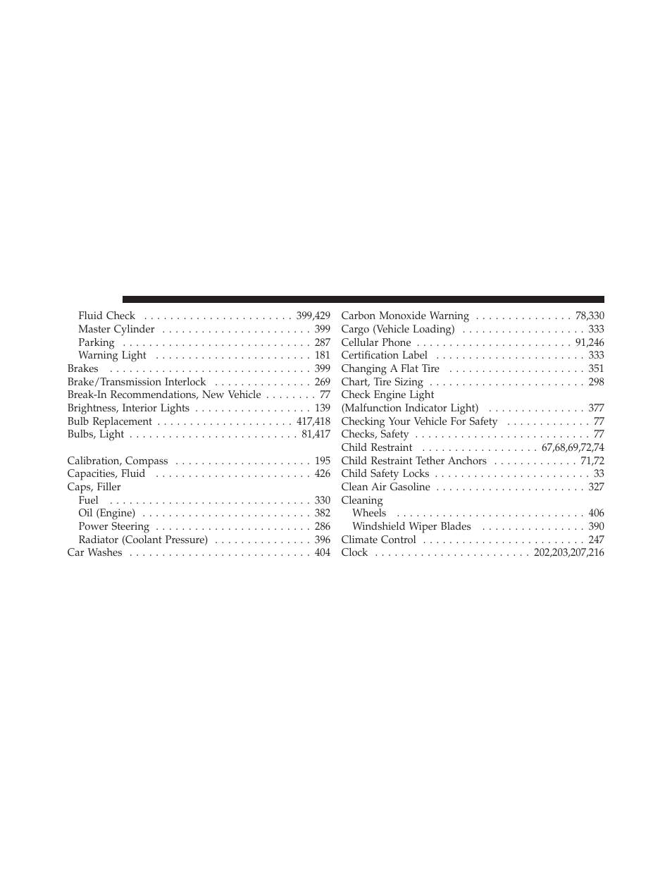 Dodge 2010 Charger User Manual | Page 465 / 484