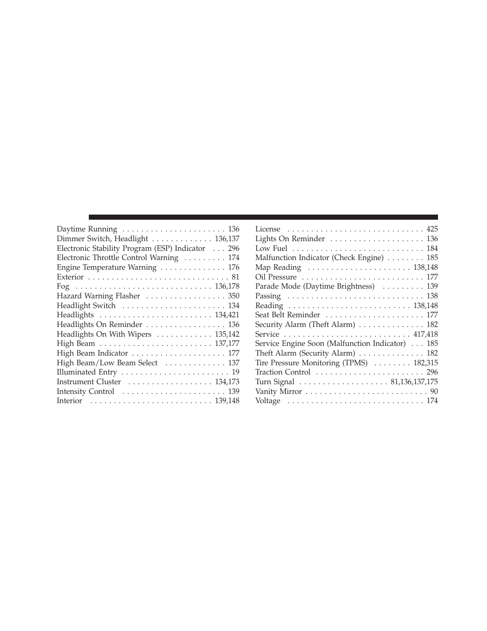 Dodge 2010 Charger User Manual | Page 473 / 484