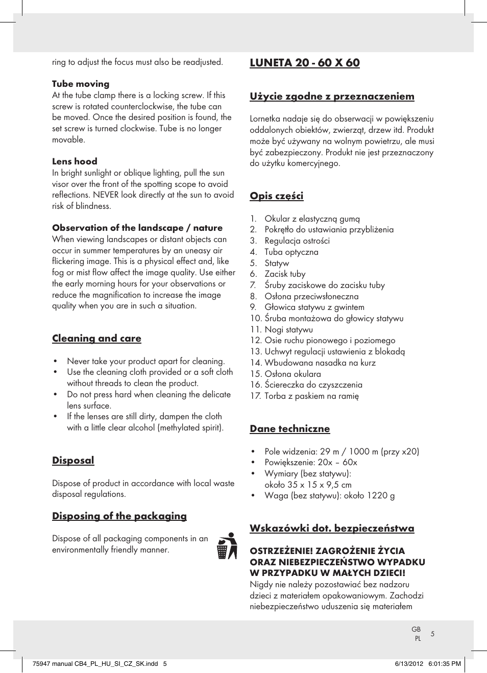 Auriol Z31261 User Manual | Page 5 / 16