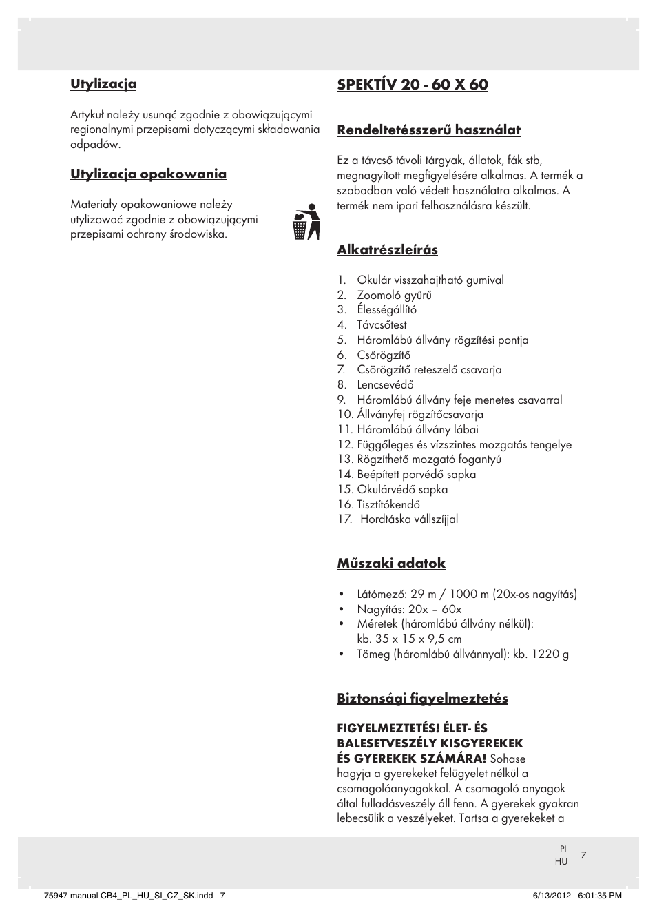 Auriol Z31261 User Manual | Page 7 / 16