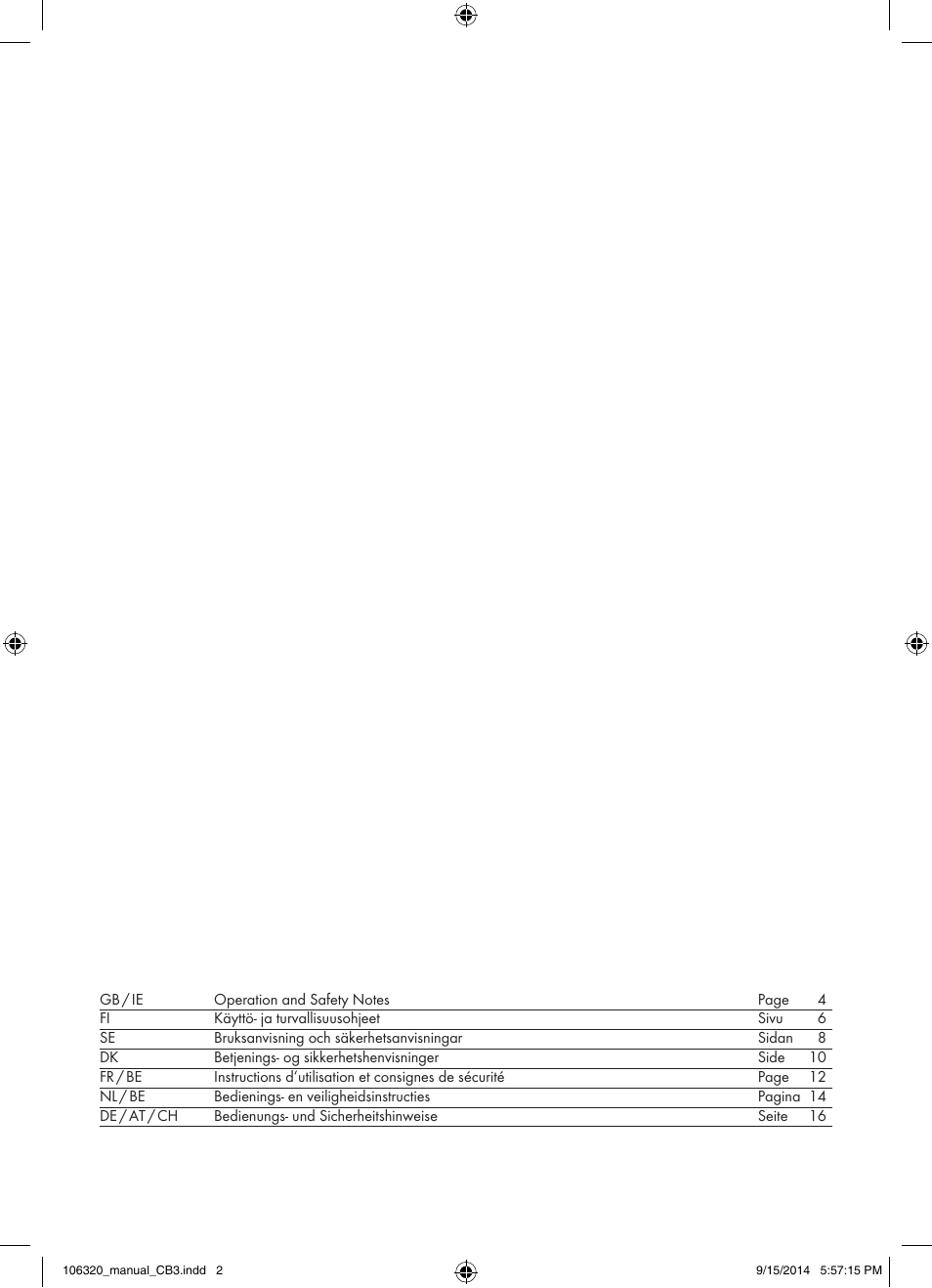 Auriol 106320-14-01 User Manual | Page 2 / 18