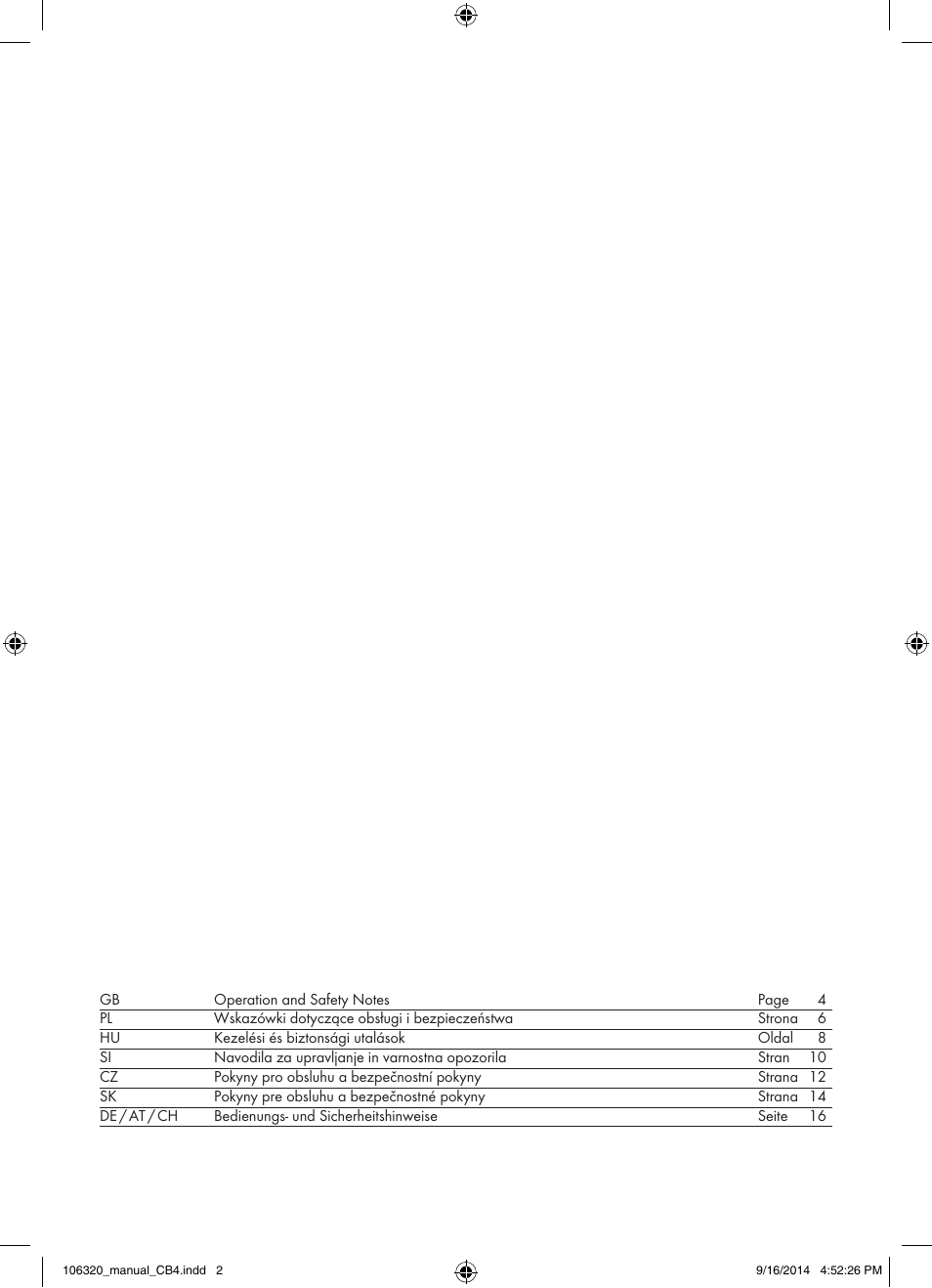 Auriol 106320-14-01 User Manual | Page 2 / 18