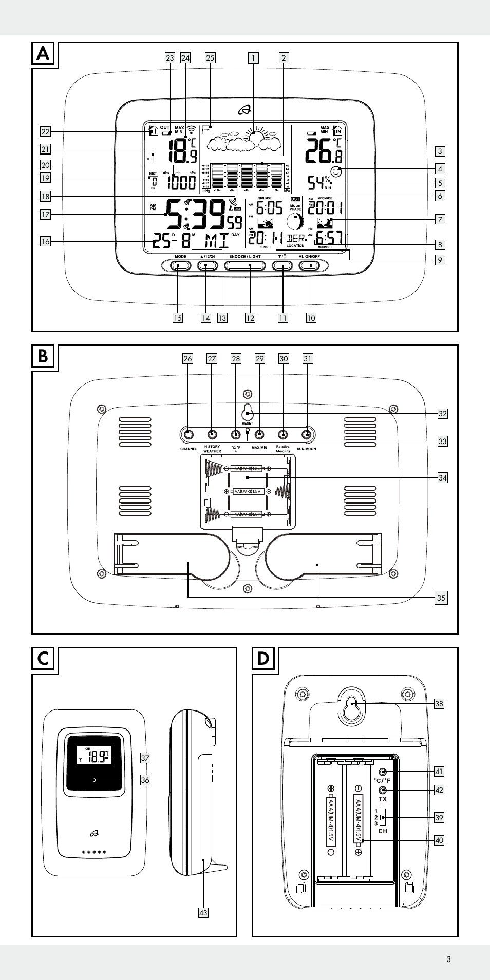 Bc d | Auriol Z31092 User Manual | Page 3 / 70