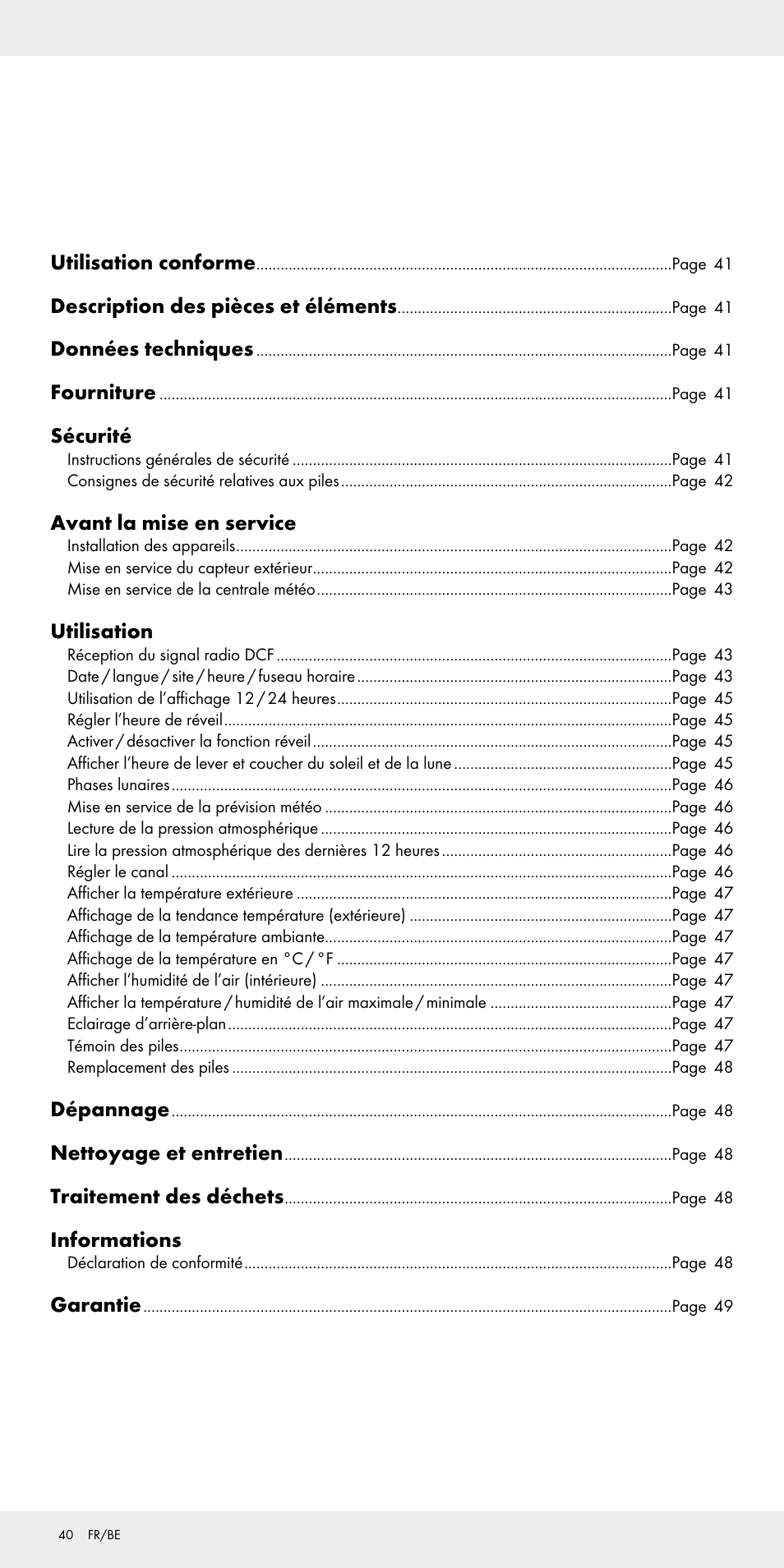 Auriol Z31092 User Manual | Page 40 / 70