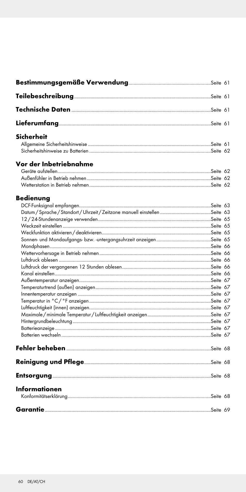 Auriol Z31092 User Manual | Page 60 / 70