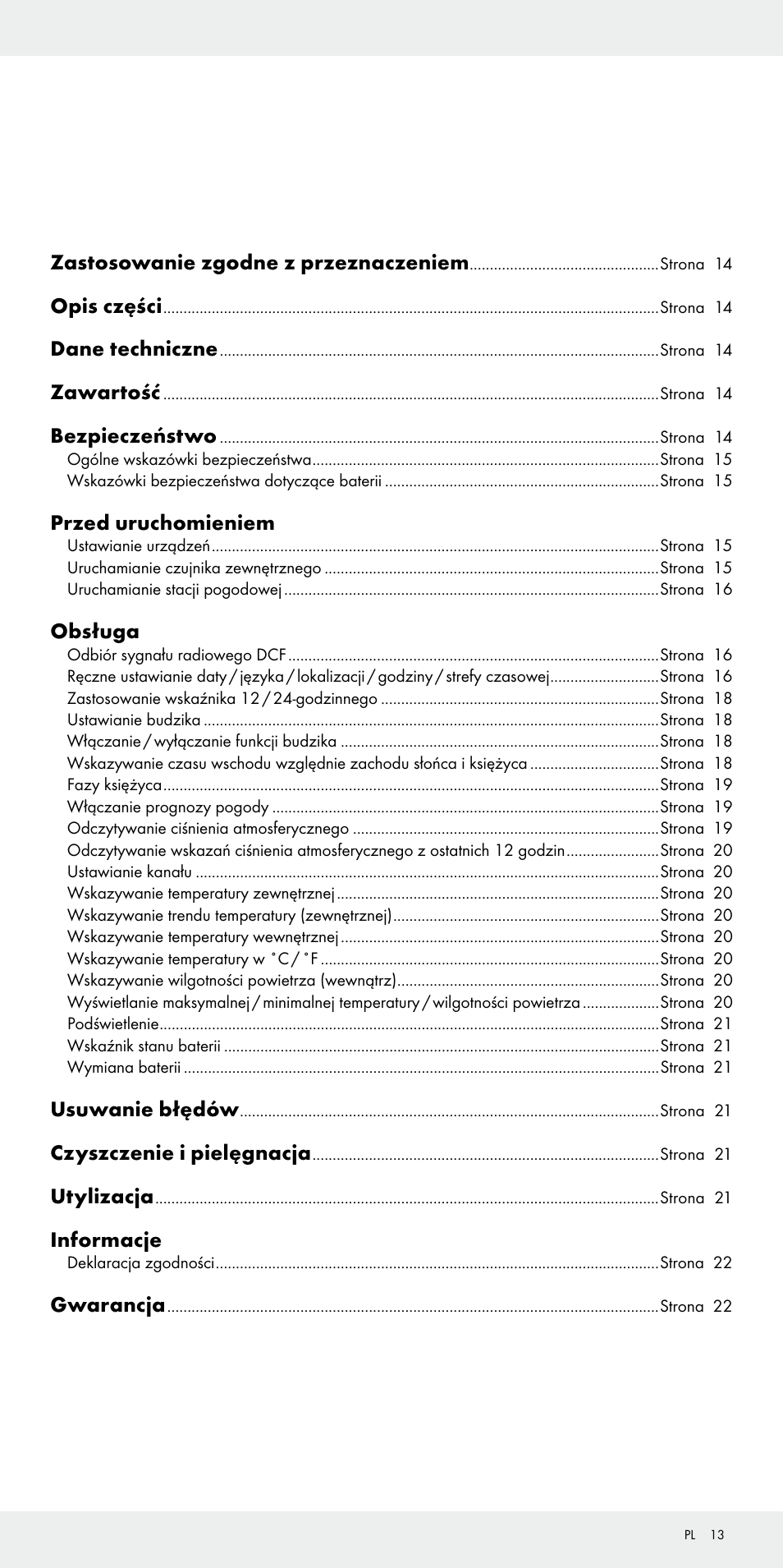 Auriol Z31092 User Manual | Page 13 / 71