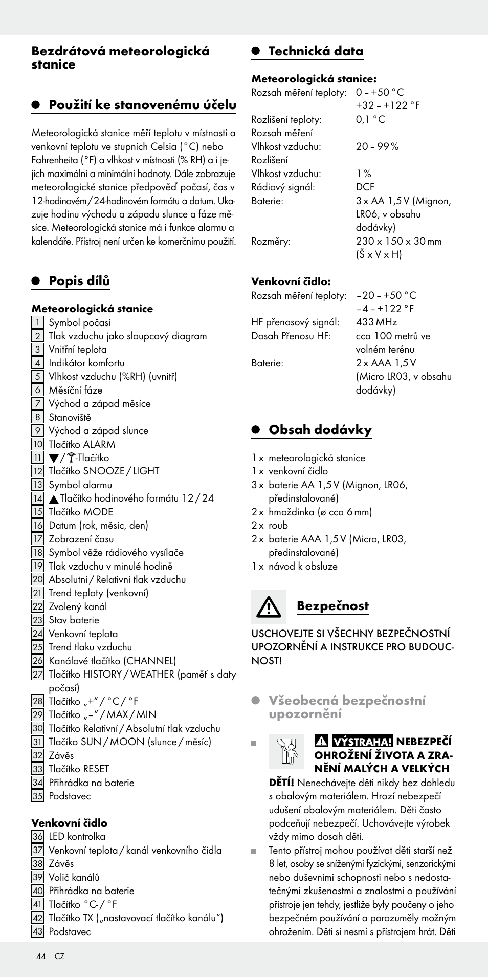 Auriol Z31092 User Manual | Page 44 / 71