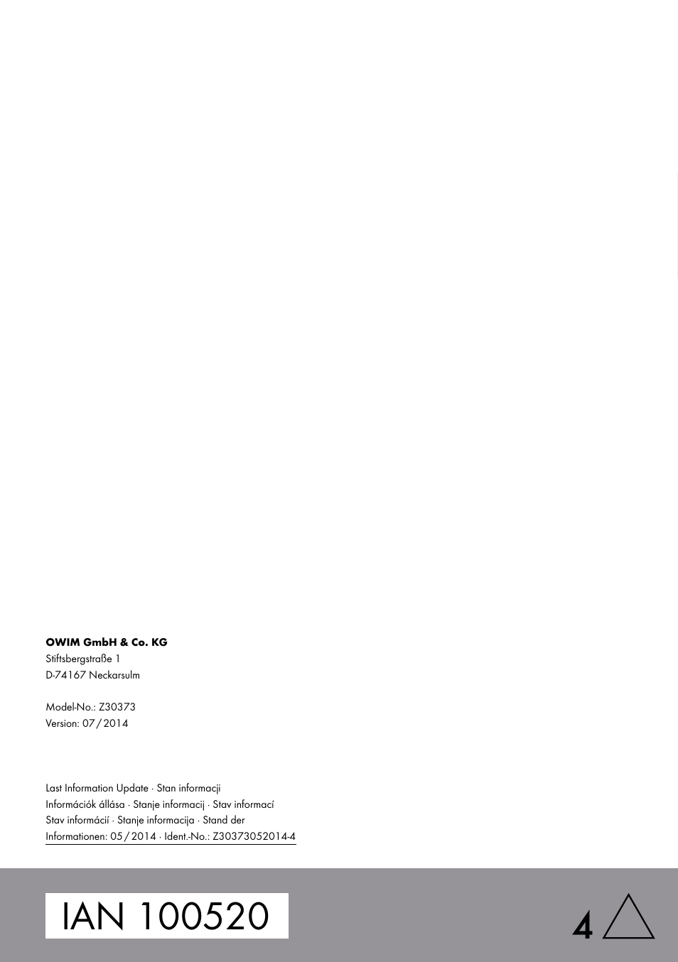 Auriol Z30373 User Manual | Page 25 / 25